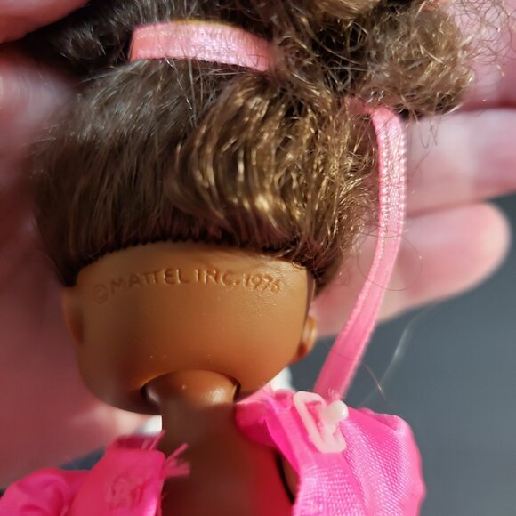 Vintage 90s Barbie Strollin Fun Baby Kelly Doll in Stroller African American - Picture 7 of 8